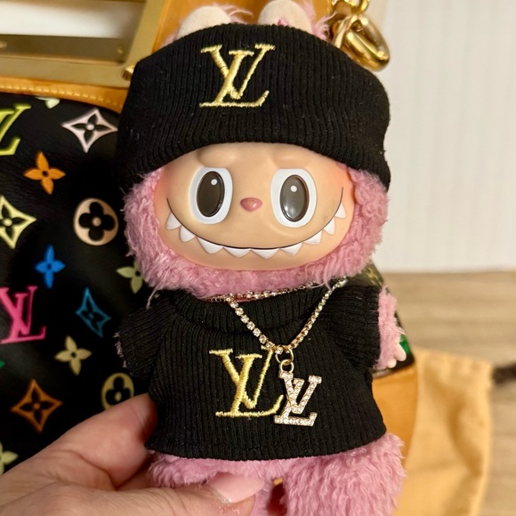 Louis Vuitton LV Black Murakami Judy Multicolored GM Satchel Bag - Picture 11 of 16